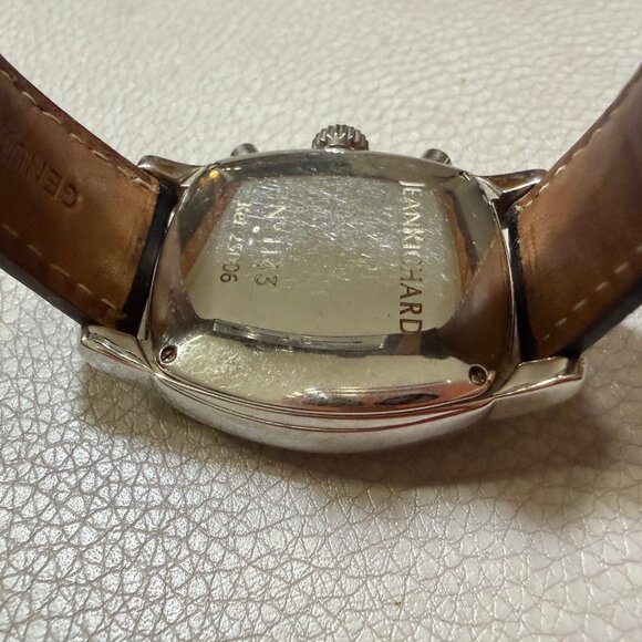 Jean Richard TV screen Chronograph Automatic Watch Purple Color 25mm Swiss Made - Picture 9 of 12